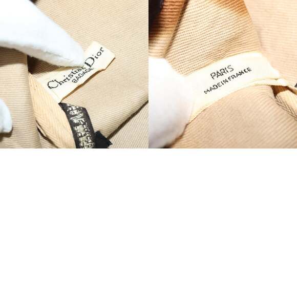 DIOR Trotter Canvas Boston Bag Brown Gold - Picture 12 of 12